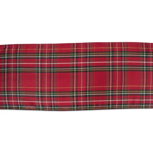 DII® 72" Metallic Holiday Plaid Table Runner